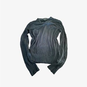 V neck long sleeve sweater